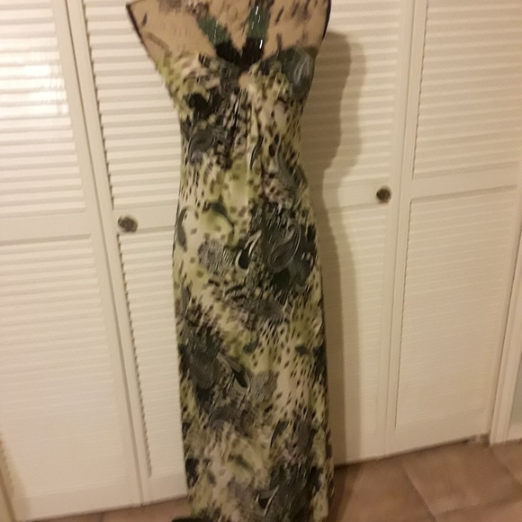 Fresh of LA Dresses & Skirts - Fresh of LA, Green Maxi Beaded dress Fresh of LA Dresses & Skirts - Fresh of LA, Green Maxi Beaded dress